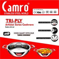 Camro Triply  Kadhai with Lid