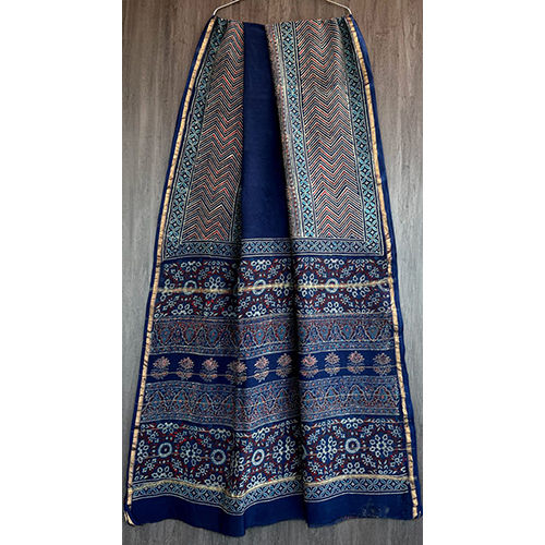 Formal Blue Chanderi Silk Saree