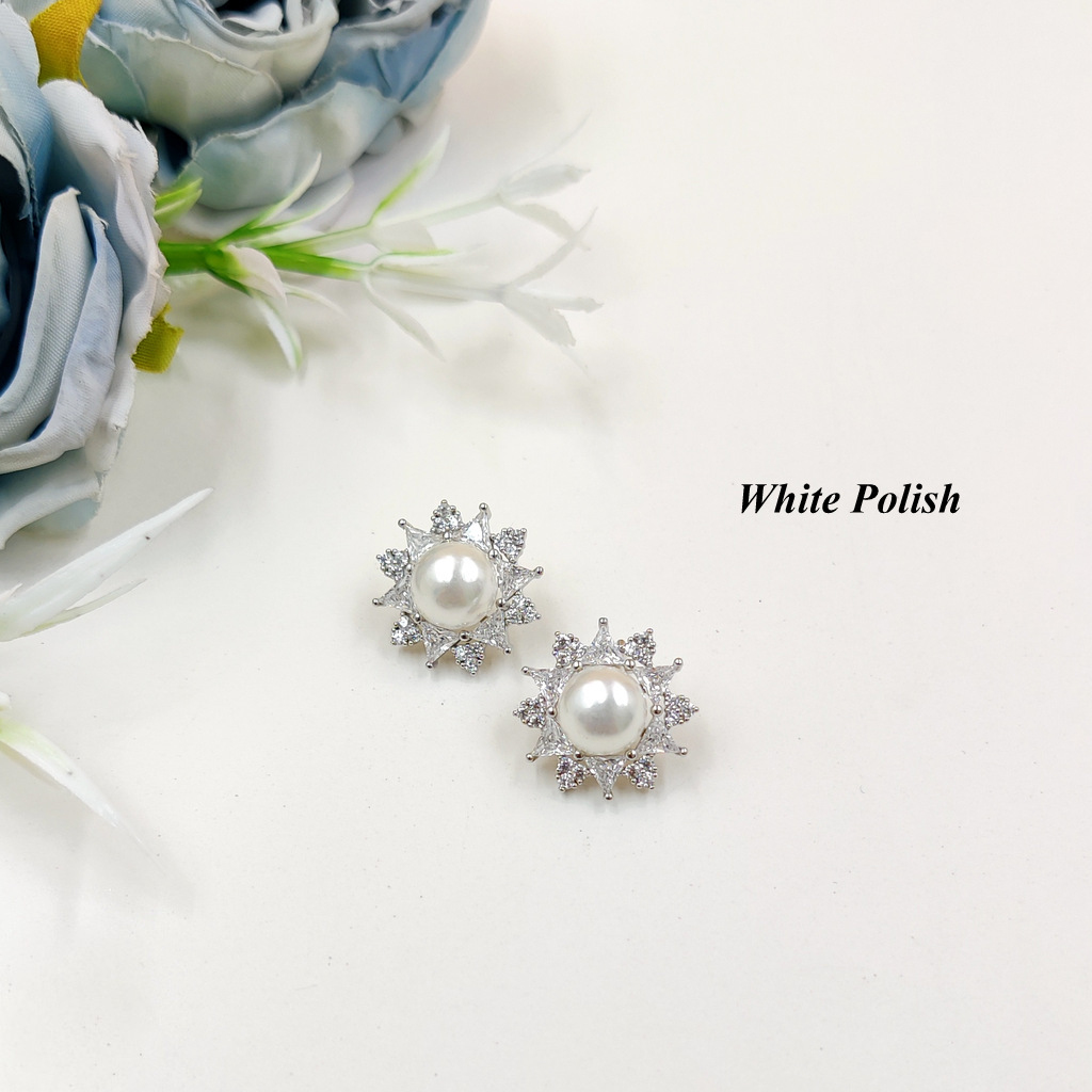 New Trendy Pearl Studs