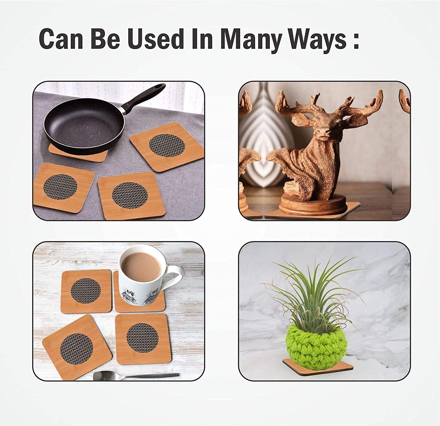 Wood Coasters or Heat Insulation Pad