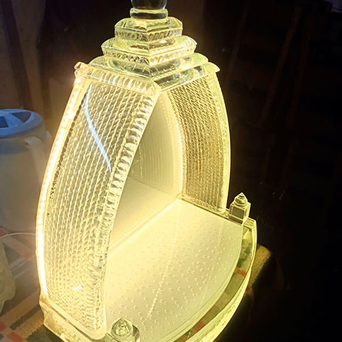 Warm Yellow Sg 554 Led Glass Temple