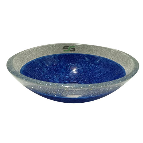 Blue 14X14 Inch Table Top Wash Basin