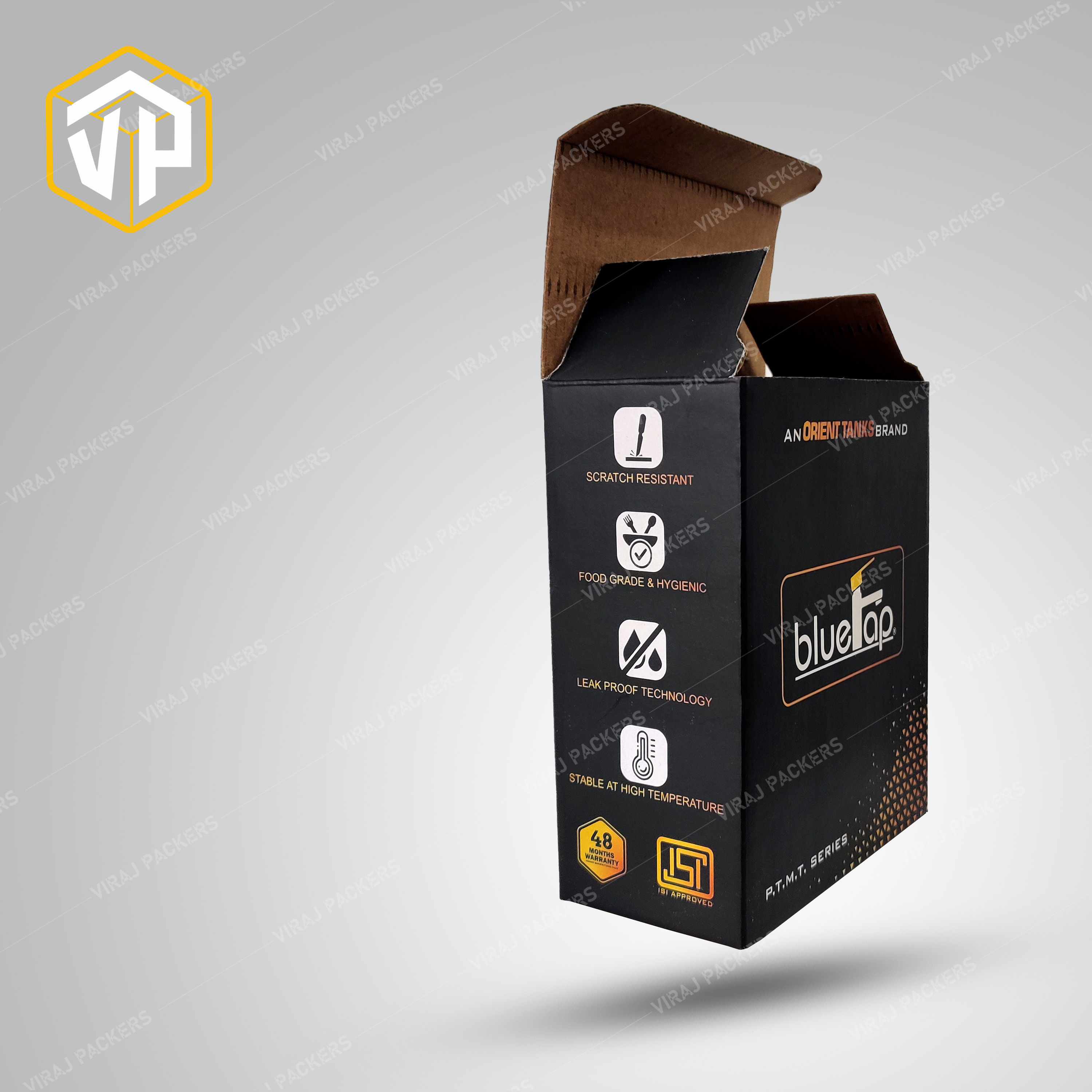 Auto Parts Packaging Boxes in 3 ply Corrugated With Multicolored Printing