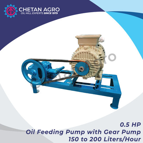 Chetan Agro Edible Oil Feeding Pump Capacity : 150 to 2000 Liters/Hour