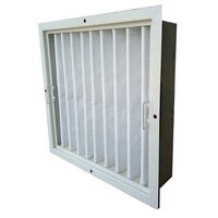 Air Handling Filters - Metal, 560x620x50 Mm , Pleated Synthetic Fiber Media, 99% Efficiency, Low Pressure Drop, Double Open End Cartridge