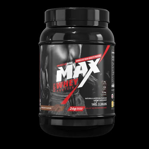 1KG Chocolate Flavour Muscle Axe Max Whey Protein Powder