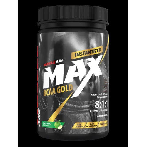 300GM Green Apple Muscle Axe Max BCAA Gold Powder