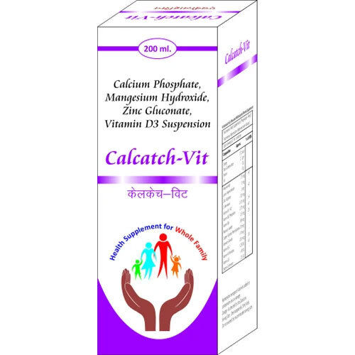 Calcium Phosphate, Magnesium Hydroxide, Zinc Gluconate And Vitamin D3 Suspension