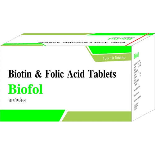 Biotin And Folic Acid Tablets