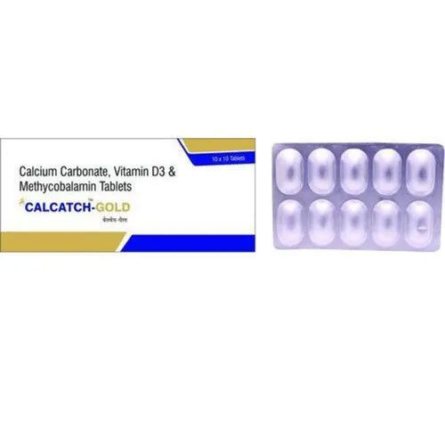 Calcium Carbonate, Vitamin D3 And Methycobalamin Tablets