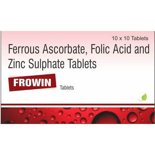 Ferrous Ascorbate, Folic Acid And Zinc Sulphate Tablets