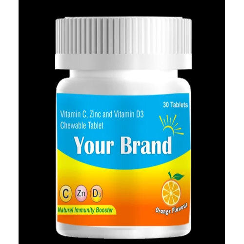 Vitamin C Zinc And Vitamin D3 Chewable Tablet