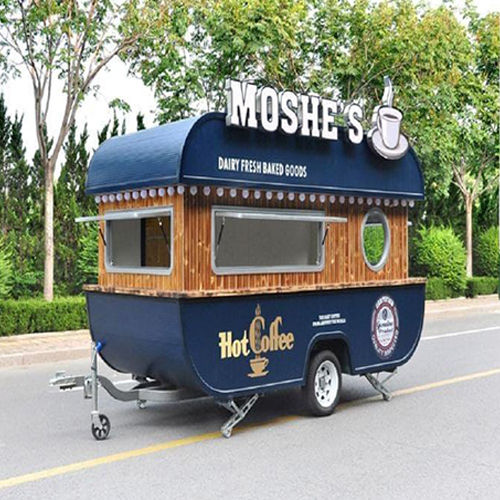 Blue Moveable Food Cart