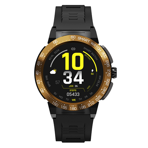 1.46 Inch Hd Display Alpha Pro Black Rubber Belt Smart Watch Gender: Men
