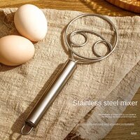 DOUGH WHISK, PREMIUM STAINLESS STEEL DUTCH WHISK