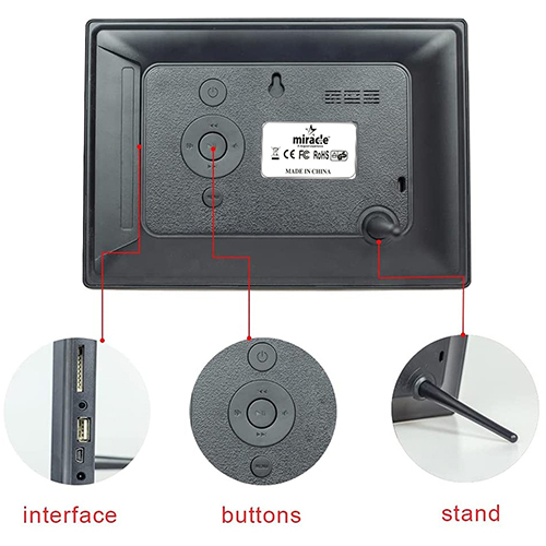 7 Inch IPS Digital Photo Frame