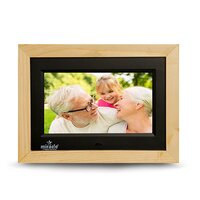7 Inch Light Color Wooden Digital Photo Frame