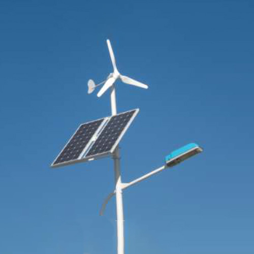 White Industrial Solar Wind System