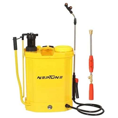 Yellow Battery Operated Sanitiser Spray Machine