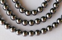 8mm Shungite Elite Beads, Crystal Beads for Necklace, Gemstone ,Jewelry