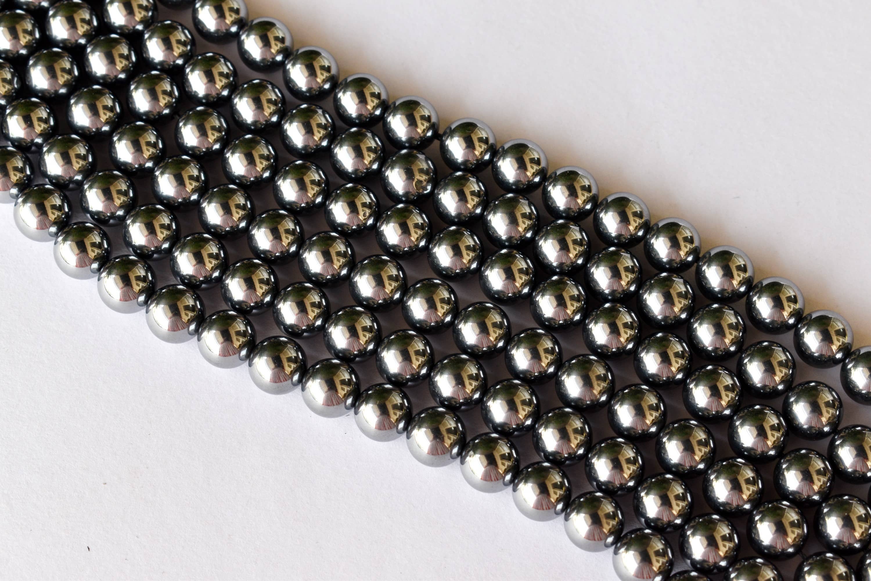 8mm Shungite Elite Beads, Crystal Beads for Necklace, Gemstone ,Jewelry