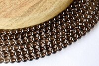 8mm Smokey Quartz Beads, Crystal Beads for Necklace, Gemstone ,Jewelry