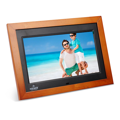 10 Inch Dark Color Wooden Digital Photo Frame