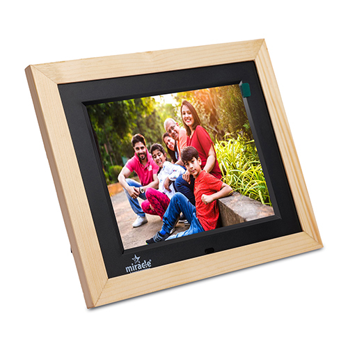 10 Inch Light Color Wooden Digital Photo Frame