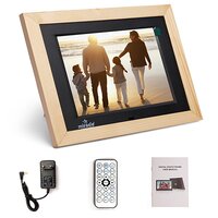 10 Inch Light Color Wooden Digital Photo Frame