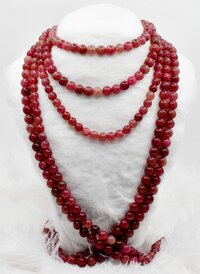 8mm Strawberry Quartz  Beads, Crystal Beads for Necklace, Gemstone ,Jewelry