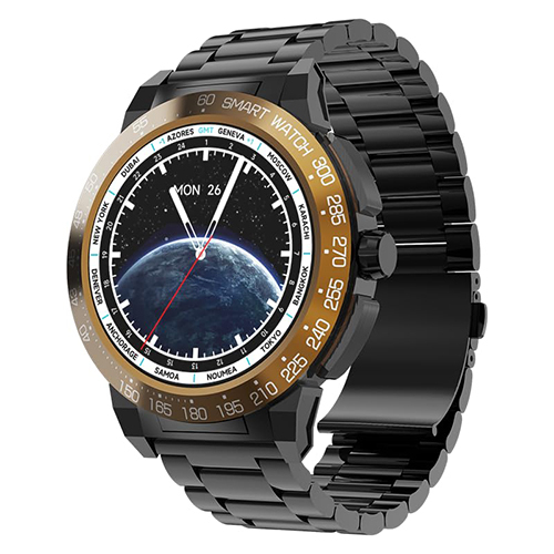 1.46 Inch HD Display Black Alpha Pro Smart Watch