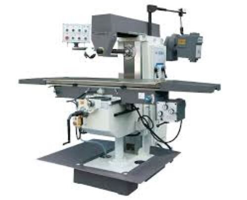 Mild Steel Horizontal Milling Machine - Color: Blue