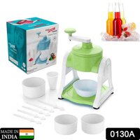 Ice Gola Maker Ice Snow Maker Machine        0130 - Color: Blue And White
