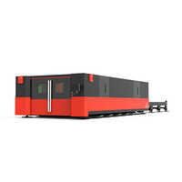 Fiber Laser Cutting Machine D Energy - Metal | Automatic Operation, Black And Orange Design, Fiber Laser Technology