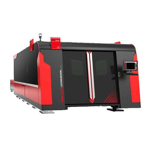 Metal Laser Cutting Machine - Fiber Laser Technology | Automatic, Metal Material, Elegant Black Finish