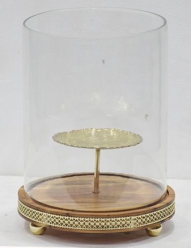 10 Inch Wooden Pillar Holder