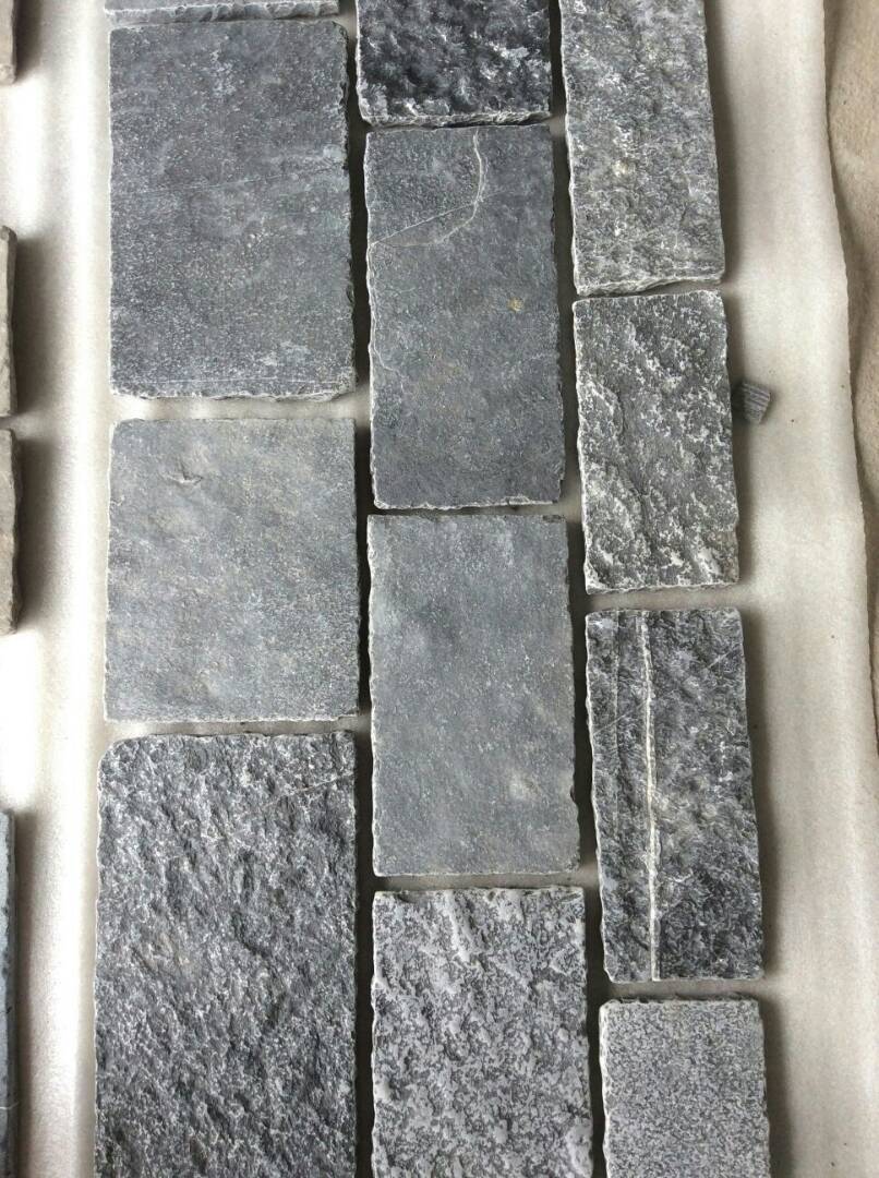 Indian Chittor Black Limestone Paver Stones for Pathways Driveways Landscaping Parking