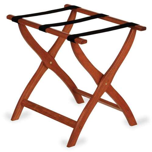 Wooden luggage rack