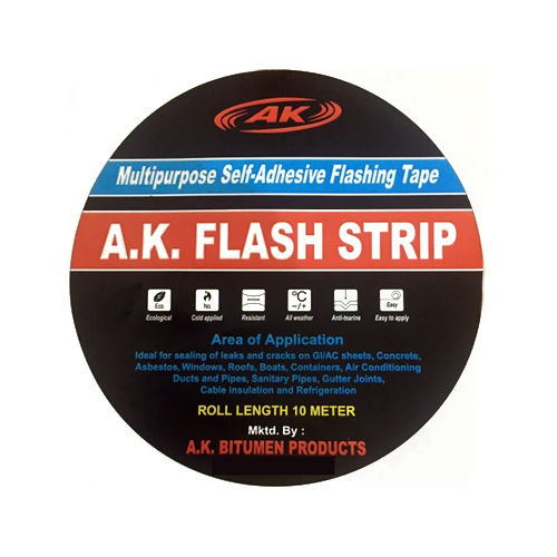 Black A K Flash Strip - Bitumen Tape