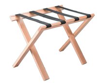 Wooden luggage rack