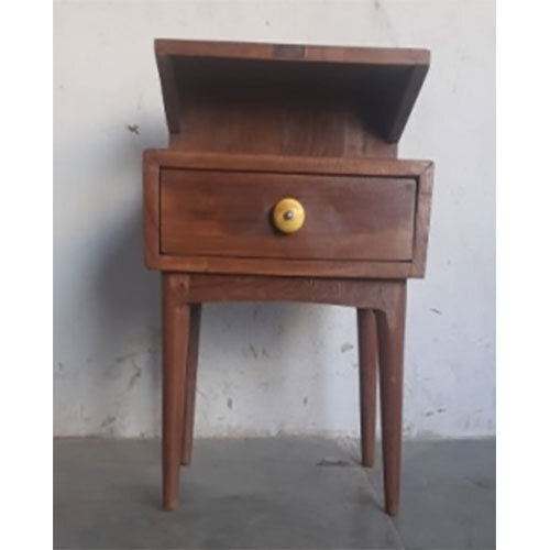 Antique Wooden Drawer Table - Color: Brown