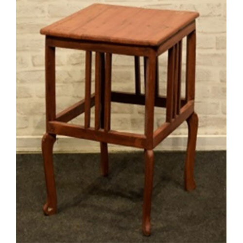 Antique Wooden Side Table - Color: Brown