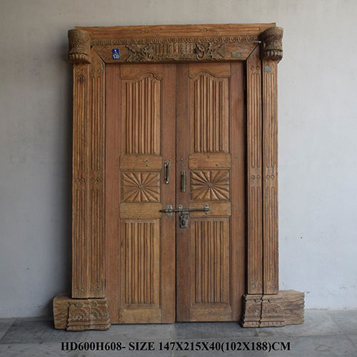 Antique Solid Wood Old Door Application: Interior