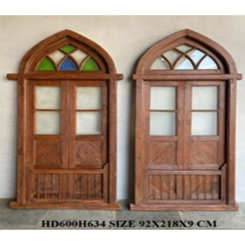 Wooden Antique Soild Wood , Teak Door - Color: Brown