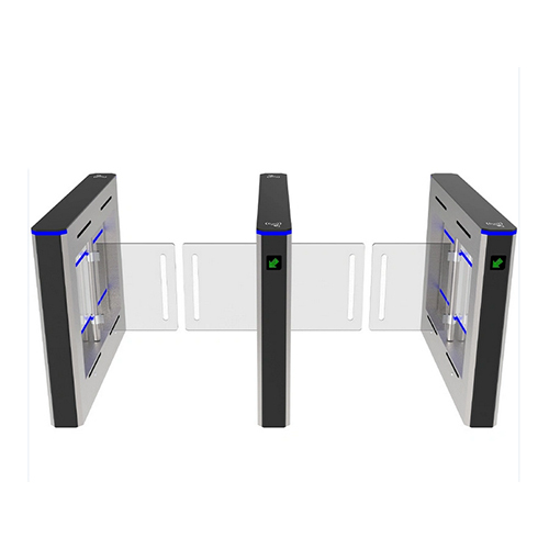 Access Control Swing Barrier Gate Turnstile - Stainless Steel Construction, Electric Powered, Easy to Install and Operate, Includes Security Alarm and Warranty