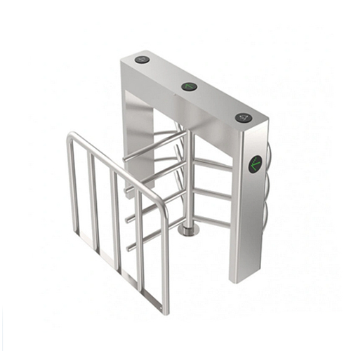 Half Height Turnstile - Stainless Steel Build, Electric Power Supply | Alarm Equipped, Easy Installation & Operation, Warranty Included