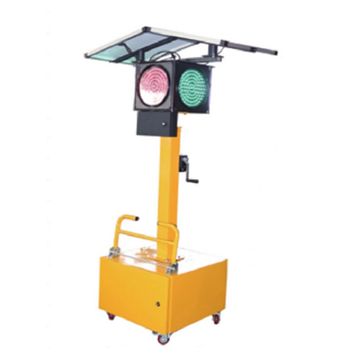 Stainless Steel Solar Powered Mobile Led Traffic Light With Gprs Control