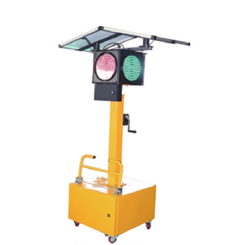 Stainless Steel / Plastic Solar Portable Led Traffic Light