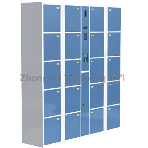 Stainless Steel / Pvc Rfid Card Control Storage Cabinet Locker