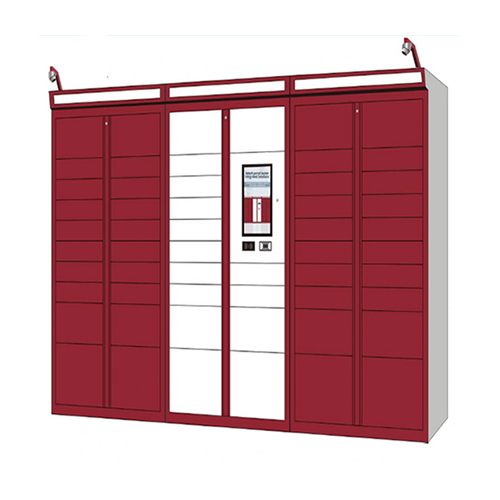 Stainless Steel / Pvc Outdoor Fingerprint Controlled Storage Cabinet Electronic Locker